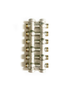 RBM - Collettore modulare Monoblock® Serie 52 bilaterale 6+6 via da 3/4"