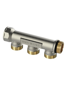 IVAR - Collettore componibile semplice serie EASY LOCK 1“ FF x EUROK a 4 vie - int. 40mm