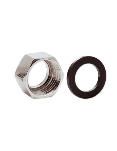 EUROTIS -  Dadi in ottone cromato a sede speciale per flessibili GAS 1/2"