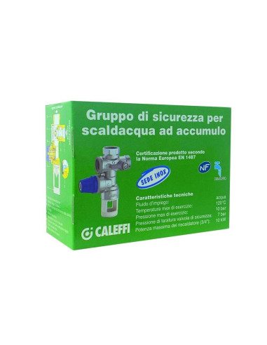 Caleffi - Gruppo di sicurezza per boiler 3/4"