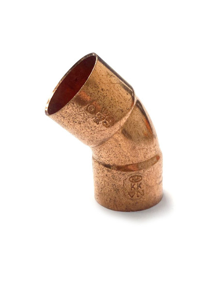 CONEX BANNINGER - Curva 5041 a 45° F/F in rame a saldare da 28 mm