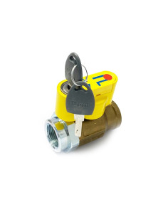 TECO - Valvola GAS FF  3/4" x presa pressione e serratura