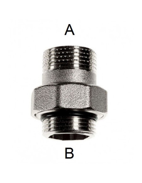 BOCCHETTONE DRITTO OT. MM 1" RBM