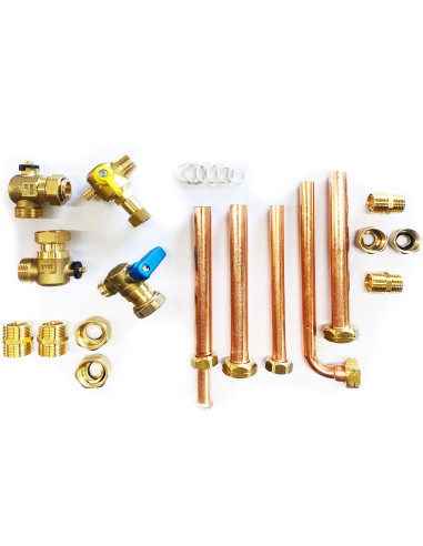 HERMANN SAUNIER DUVAL - Kit raccordi linea con rubinetti (Themafast)